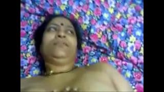 Busty figure desi mature maid homemade sex with owner for money